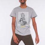 Erdbär Rundhals T-Shirt grau