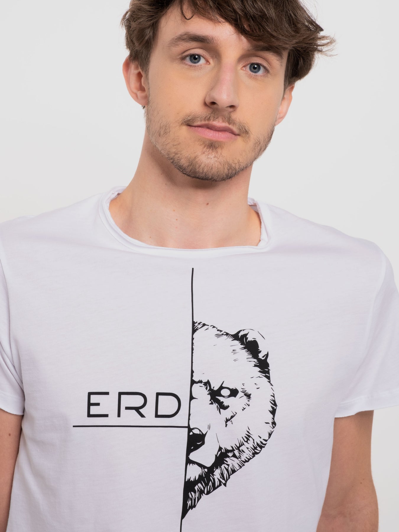 Erdbär T-Shirt bearface white