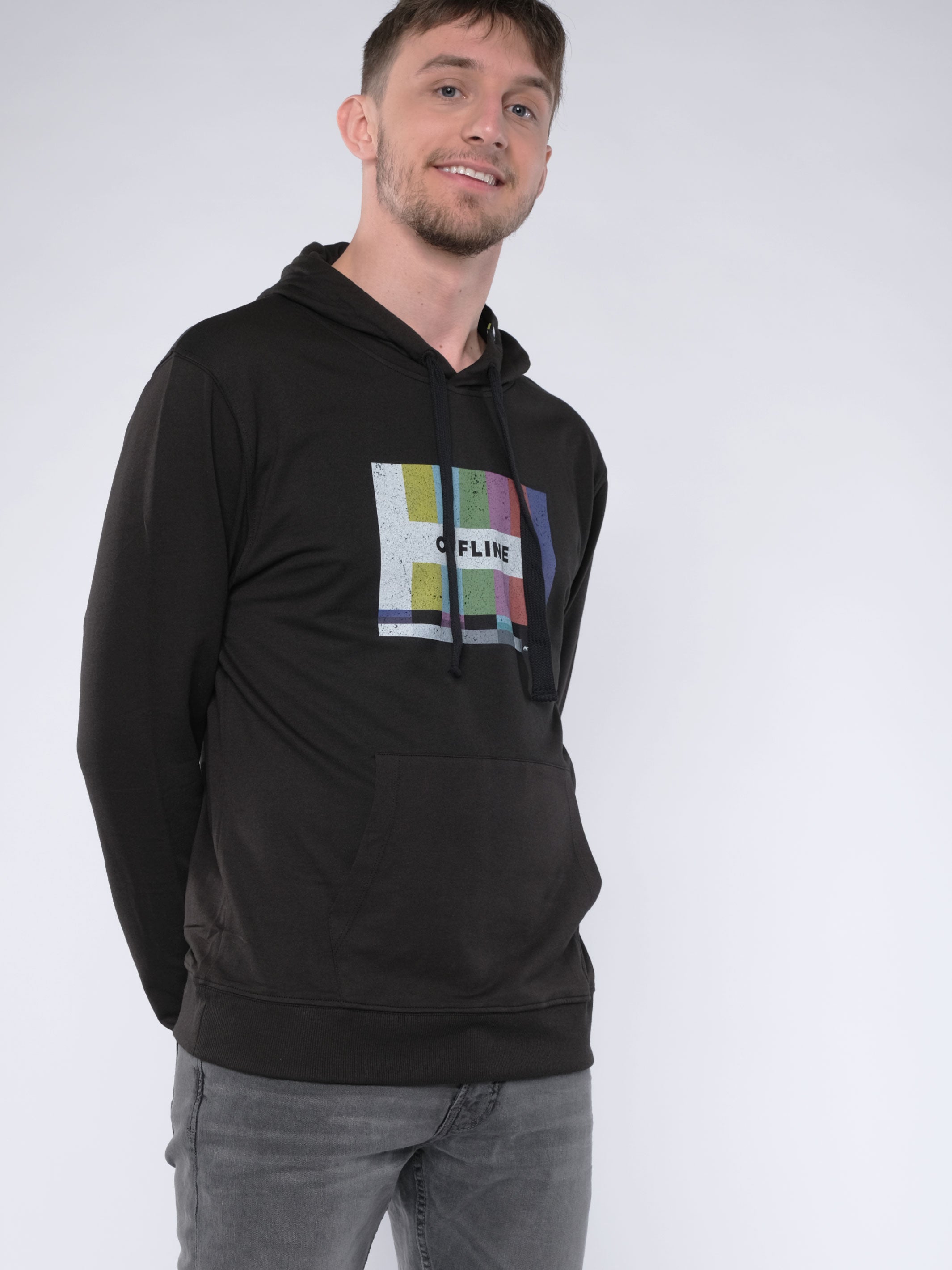 Erdbär Hoodie Offline black
