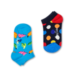 Happy Socks Kids 2-Pack Big Dot Low Sock