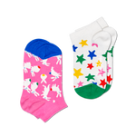 Happy Socks Kids 2-Pack Bunny Low Sock