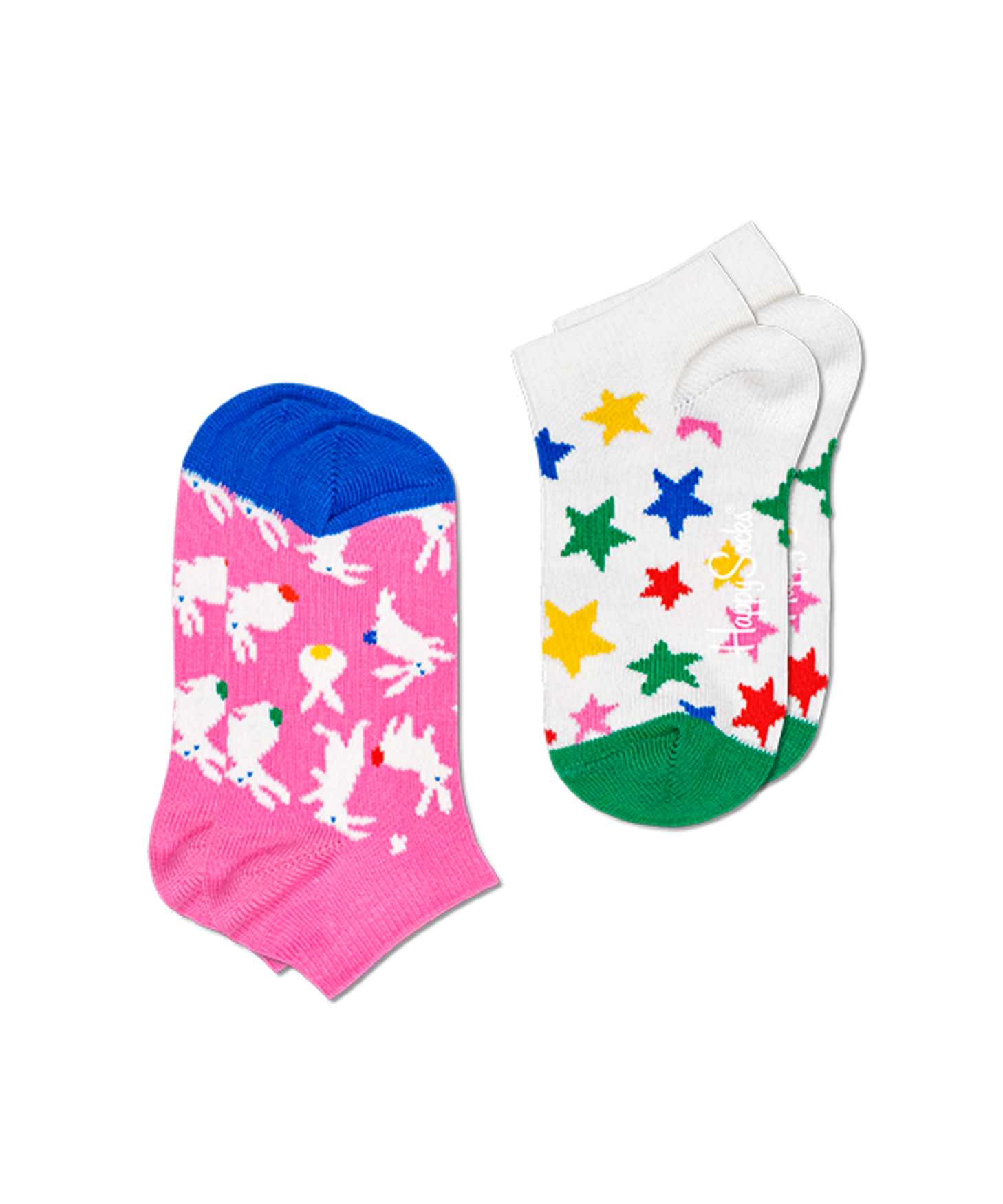 Happy Socks Kids 2-Pack Bunny Low Sock
