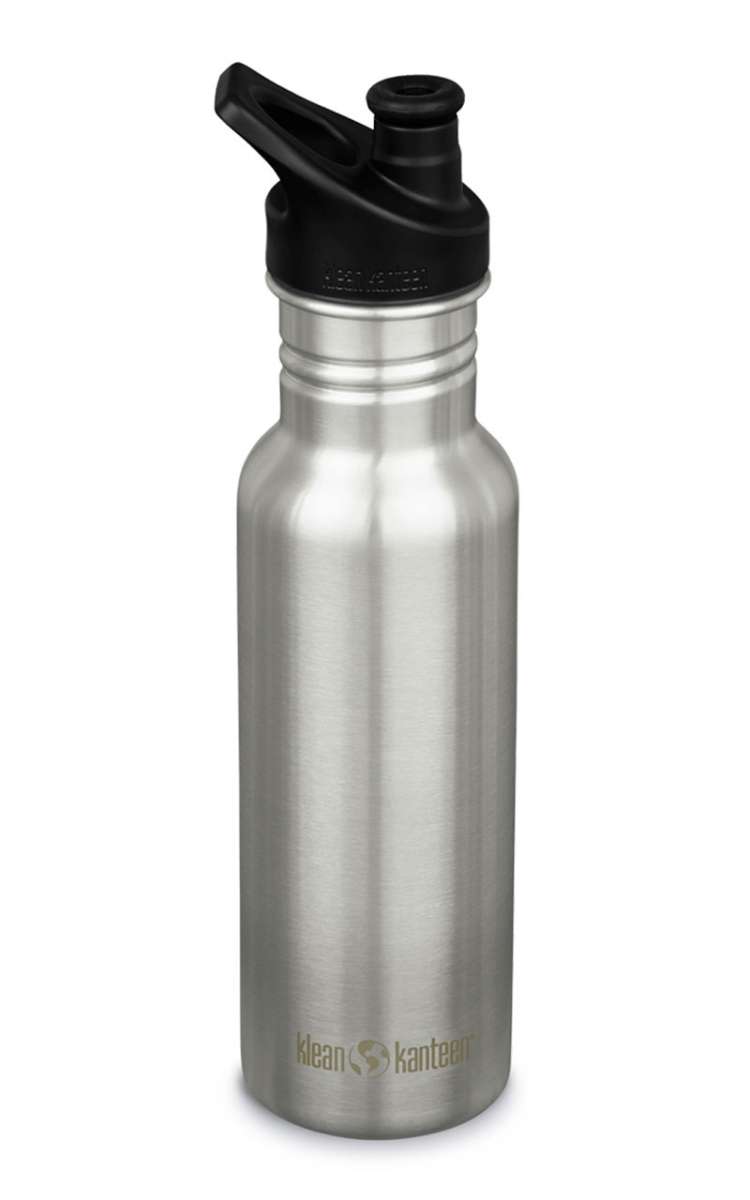 Klean Kanteen Edelstahl Trinkflasche Classic 532 ml-Sport Cap-BS
