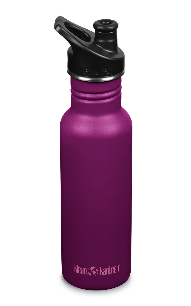Klean Kanteen Edelstahl Trinkflasche Classic 532 ml-Sport Cap-PP