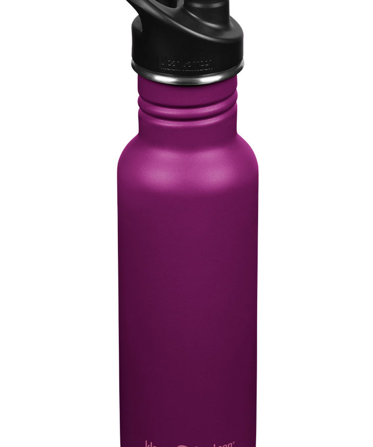 Klean Kanteen Edelstahl Trinkflasche Classic 532 ml-Sport Cap-PP