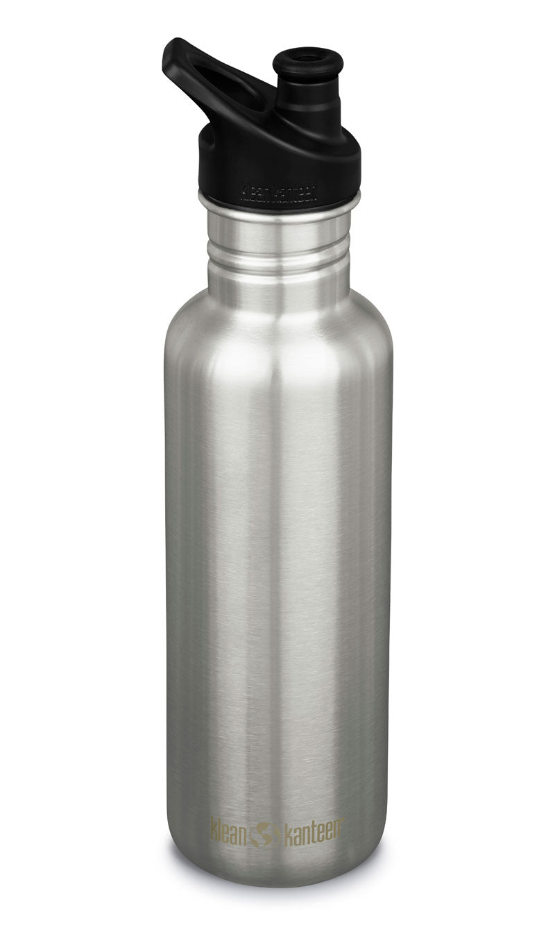 Klean Kanteen Edelstahl Trinkflasche Classic 800 ml-Sport Cap-BS