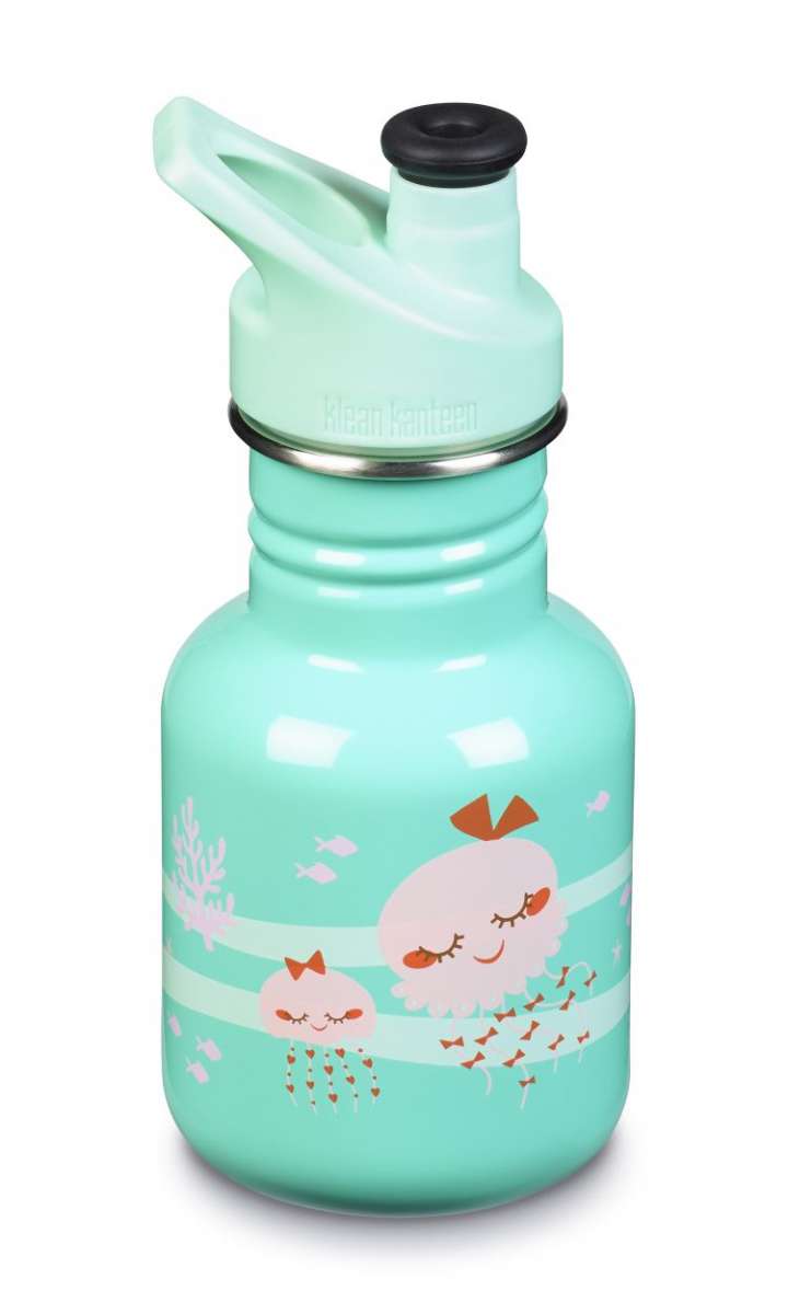 Klean Kanteen Edelstahl Trinkflasche Kid Classic 355 ml Sport Cap