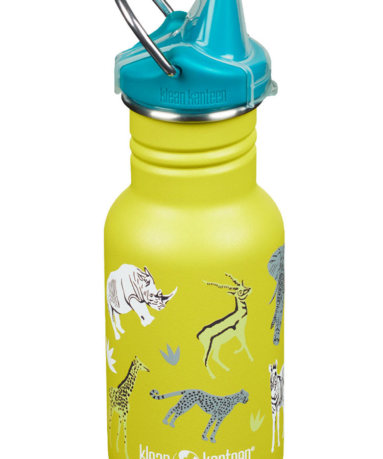 Klean Kanteen Edelstahl Trinkflasche Kid Classic Sippy Cap 355ml-SI