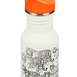 Klean Kanteen Edelstahl Trinkflasche Kid Classic Sport Cap 355ml-TG