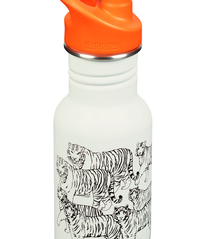 Klean Kanteen Edelstahl Trinkflasche Kid Classic Sport Cap 355ml-TG