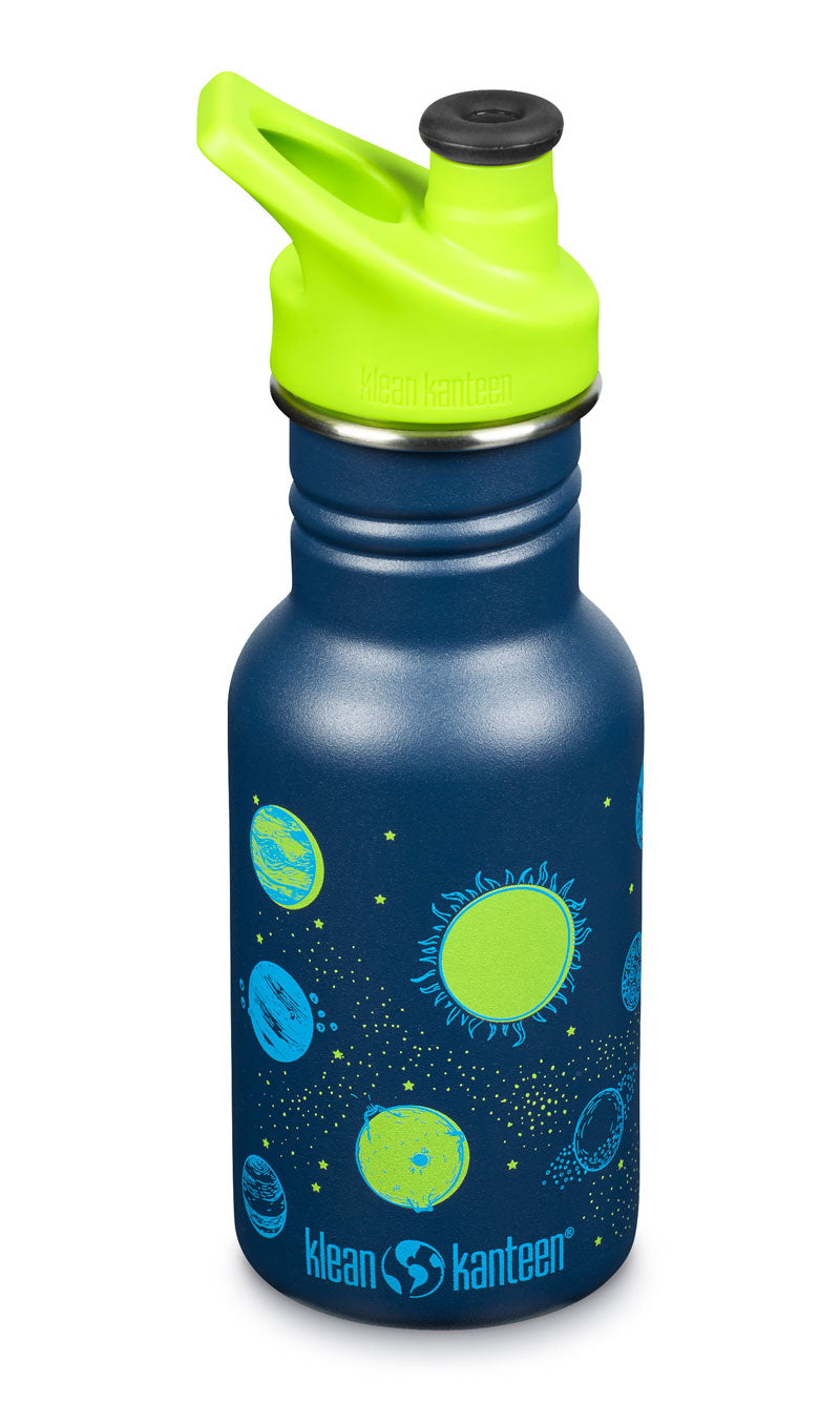 Klean Kanteen Edelstahl Trinkflasche Kid Classic Sport Cap 355ml-PT