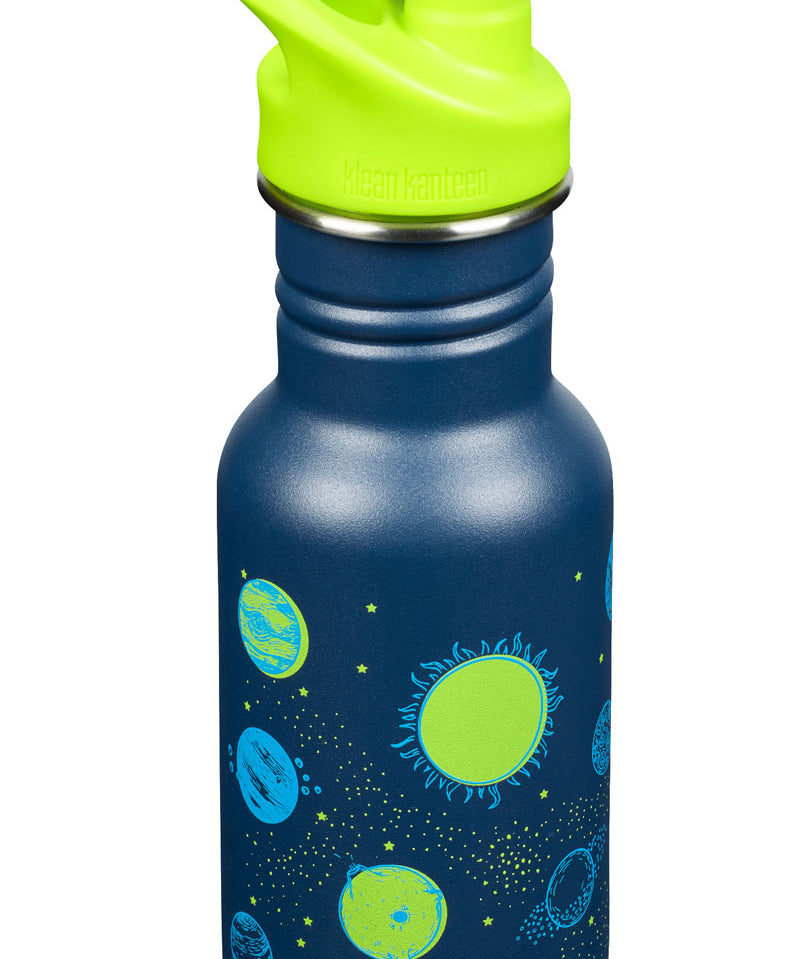 Klean Kanteen Edelstahl Trinkflasche Kid Classic Sport Cap 355ml-PT