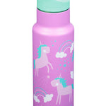 Klean Kanteen Edelstahl Isolierflasche Kid Classic 355ml Sport Cap-unicorns
