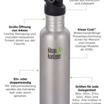 Klean Kanteen Edelstahl Trinkflasche Classic 800 ml Loop Cap