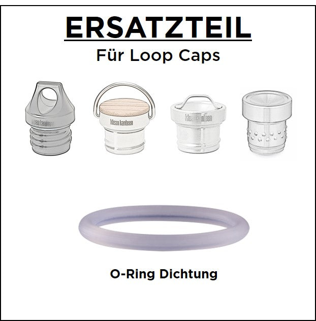 Klean Kanteen Edelstahl Loop Cap Bambus für Kid & Classic & Reflect-BS