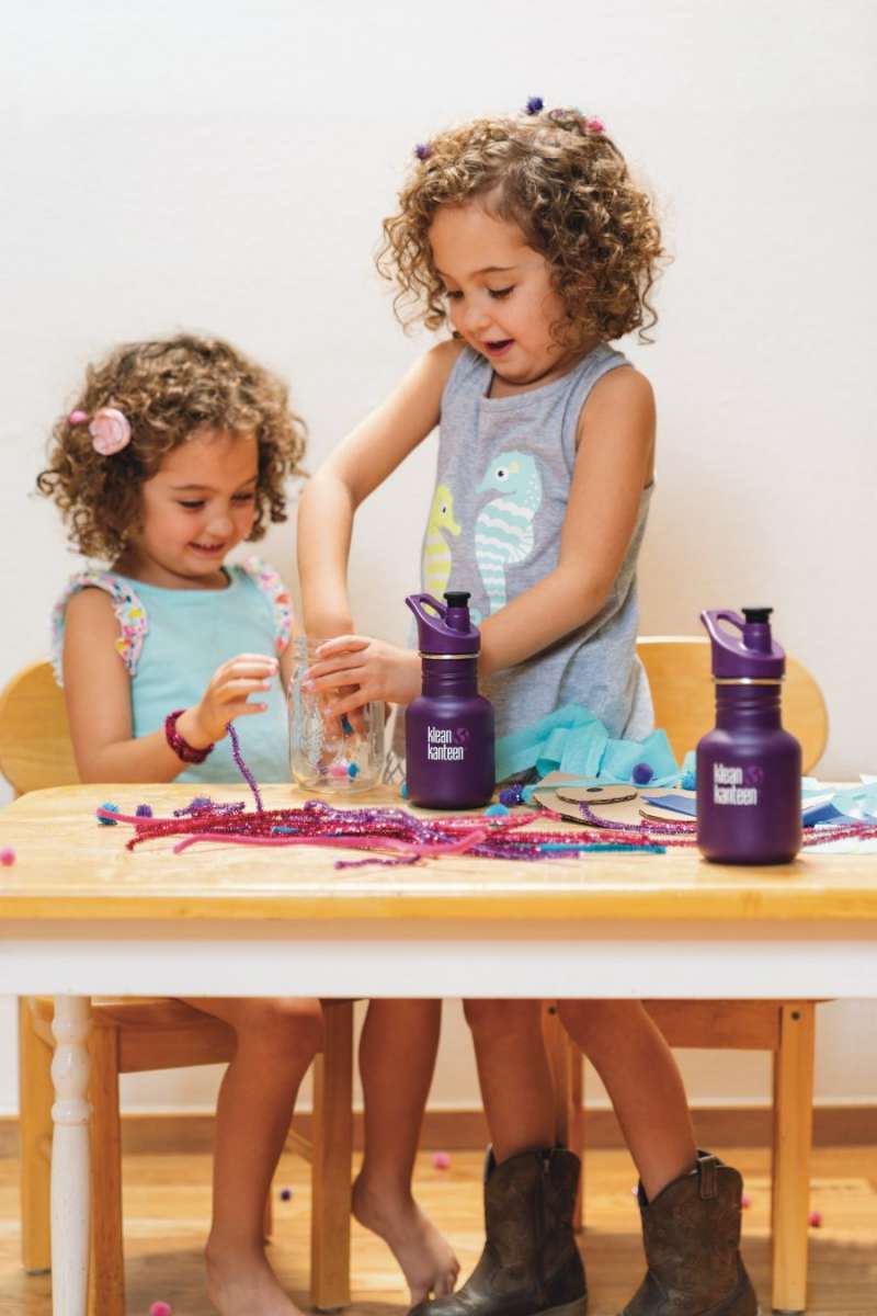 Klean Kanteen Edelstahl Trinkflasche Kid Classic 355 ml Sport Cap