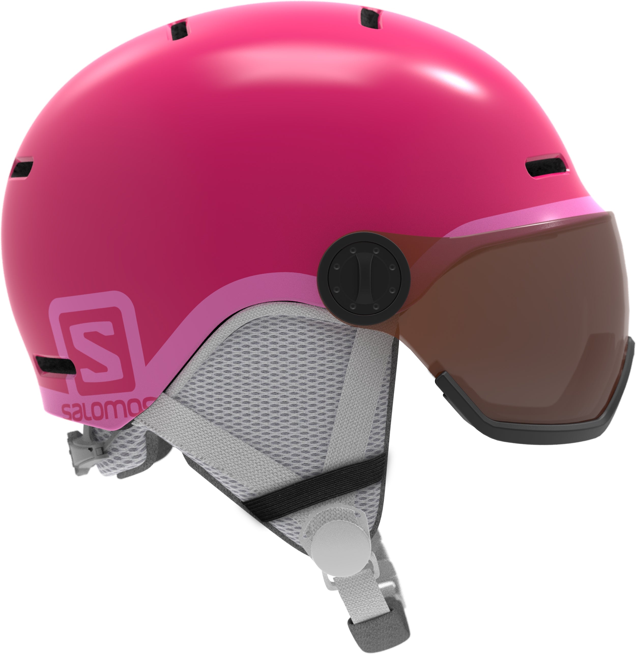 Salomon GROM VISOR Glossy Pink/UNIVERS
