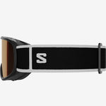 Salomon Skibrille Kids Lumi Access black-univ t orange