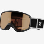 Salomon Skibrille Kids Lumi Access black-univ t orange