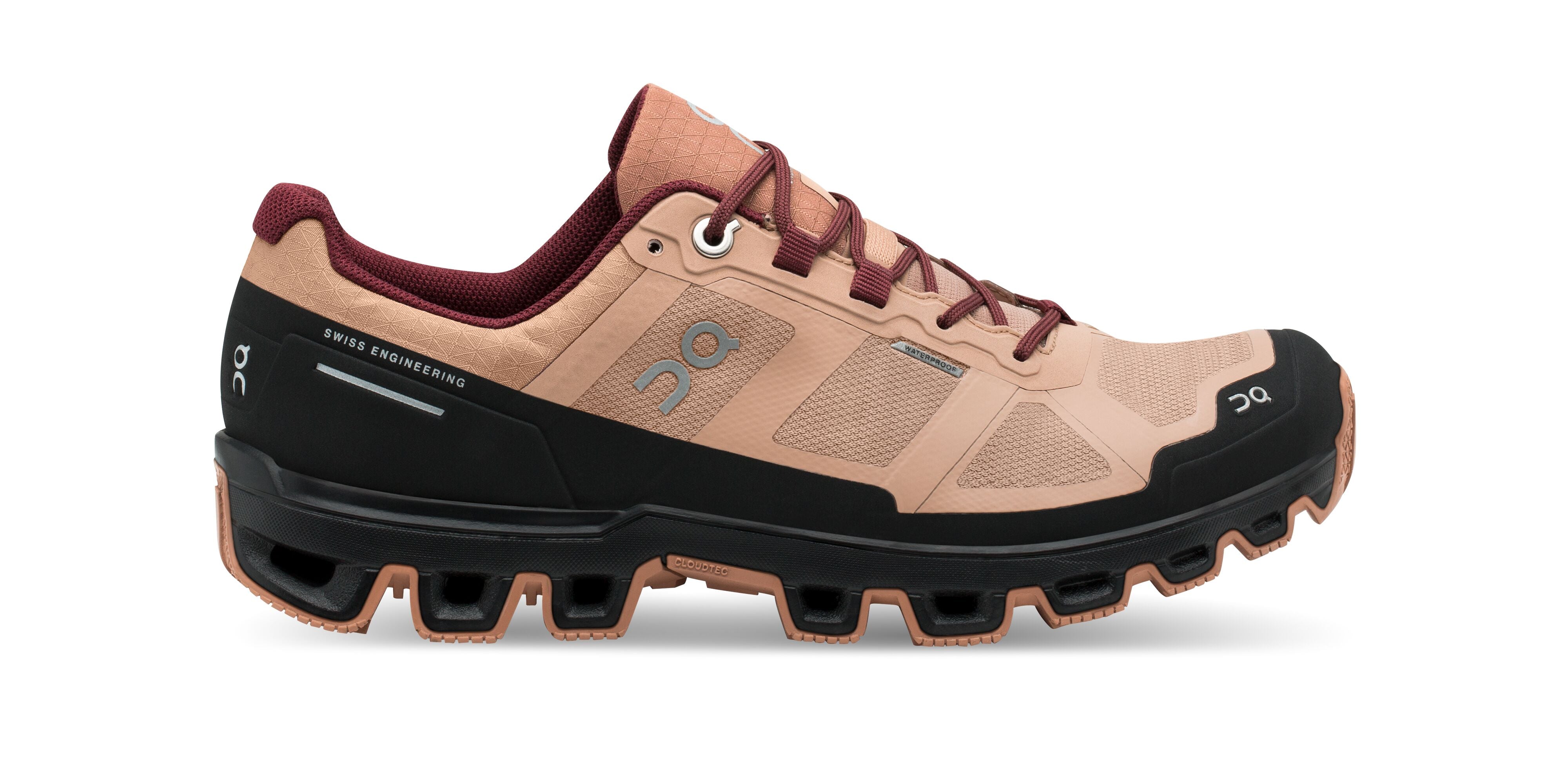On Cloudventure Waterproof wmn rose brown/mulberry