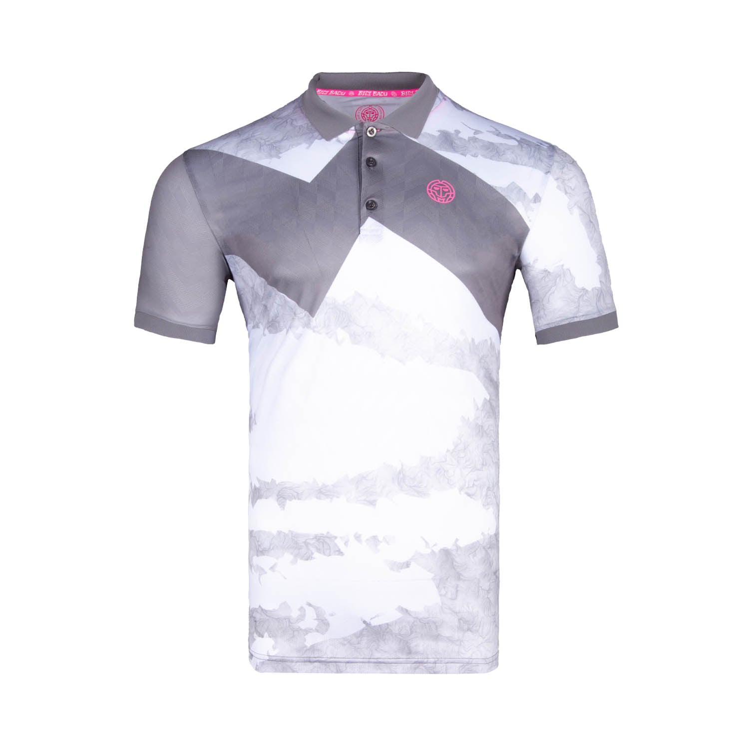 Bidi Badu Idir Tech Polo white-grey