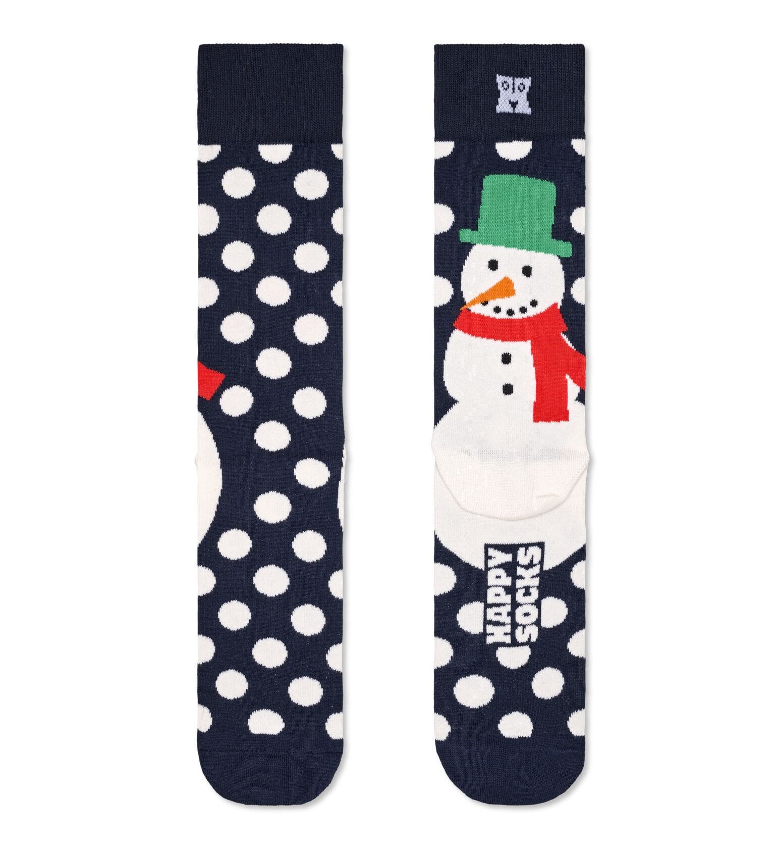 Happy Socks Jumbo Snowman Sock