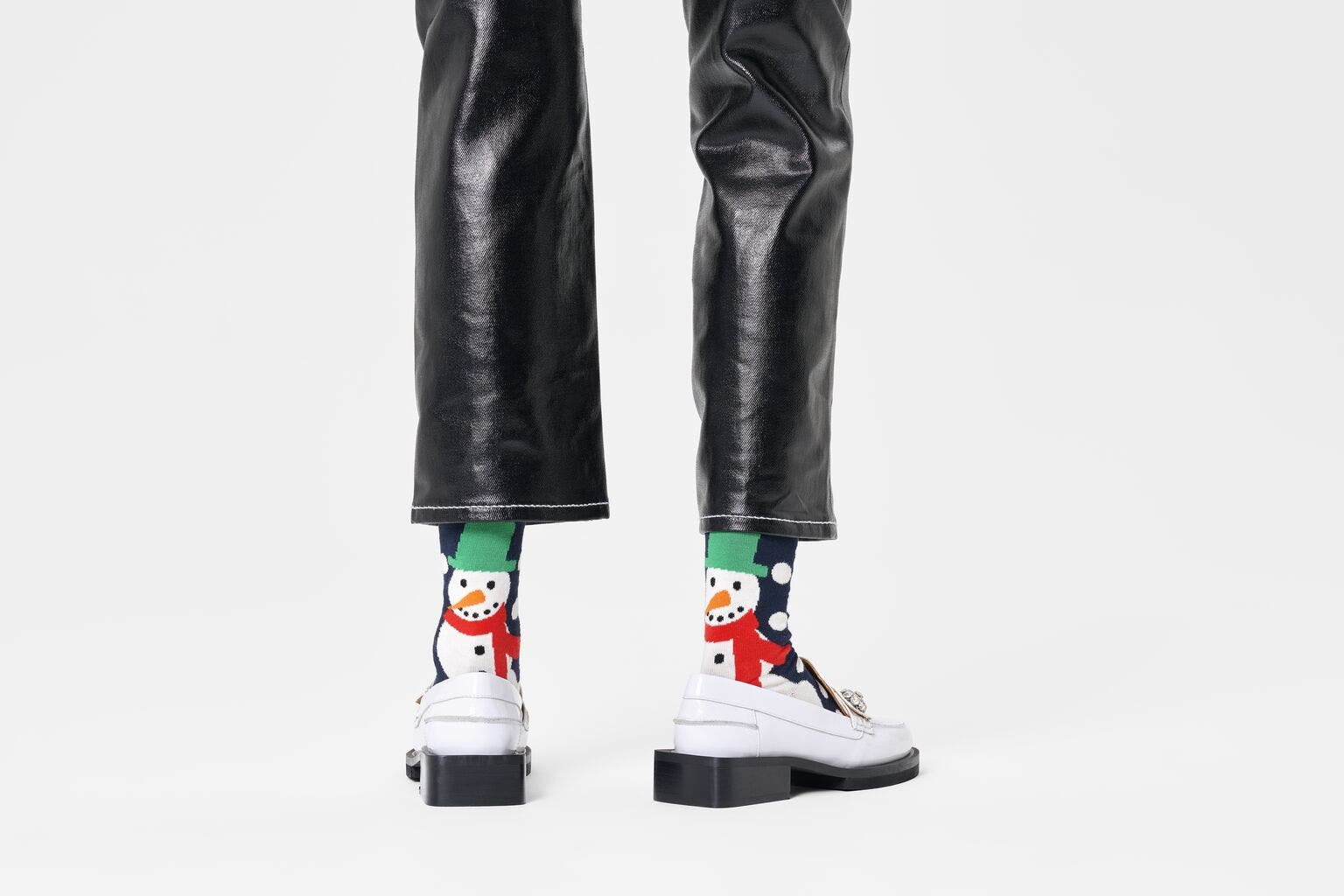 Happy Socks Jumbo Snowman Sock