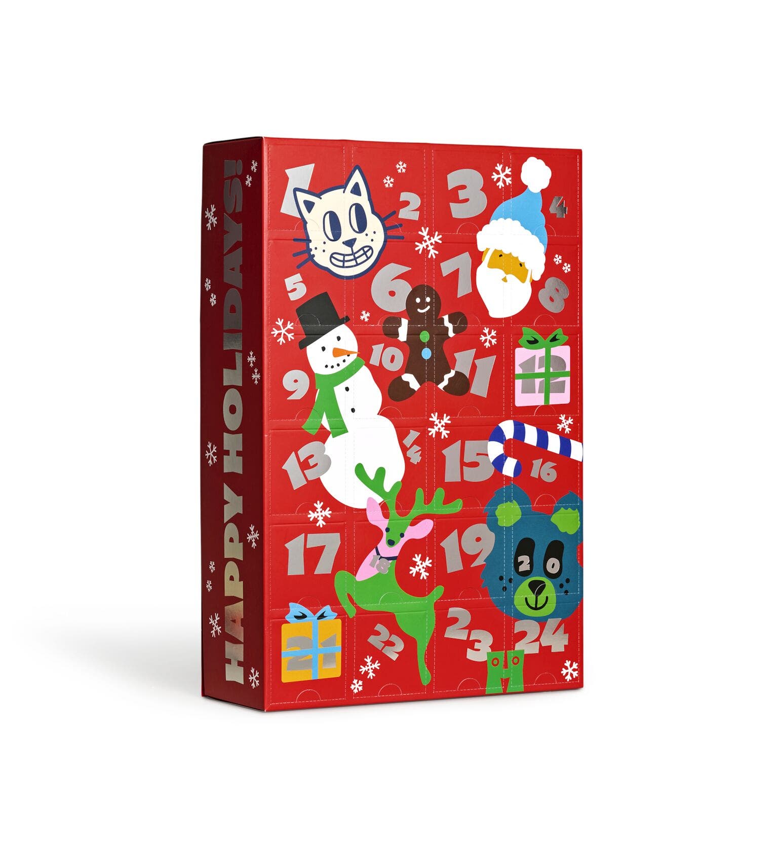 Happy Socks Adventskalender 24 Pack Holiday Box