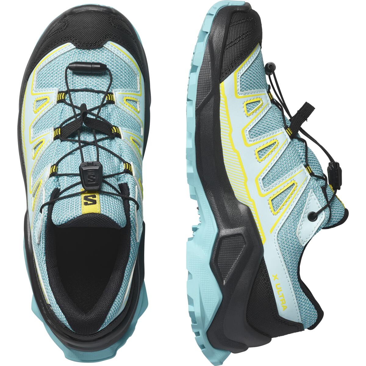 Salomon X ULTRA GTX J - Ki., blue curacao/turbulence/yellow iris