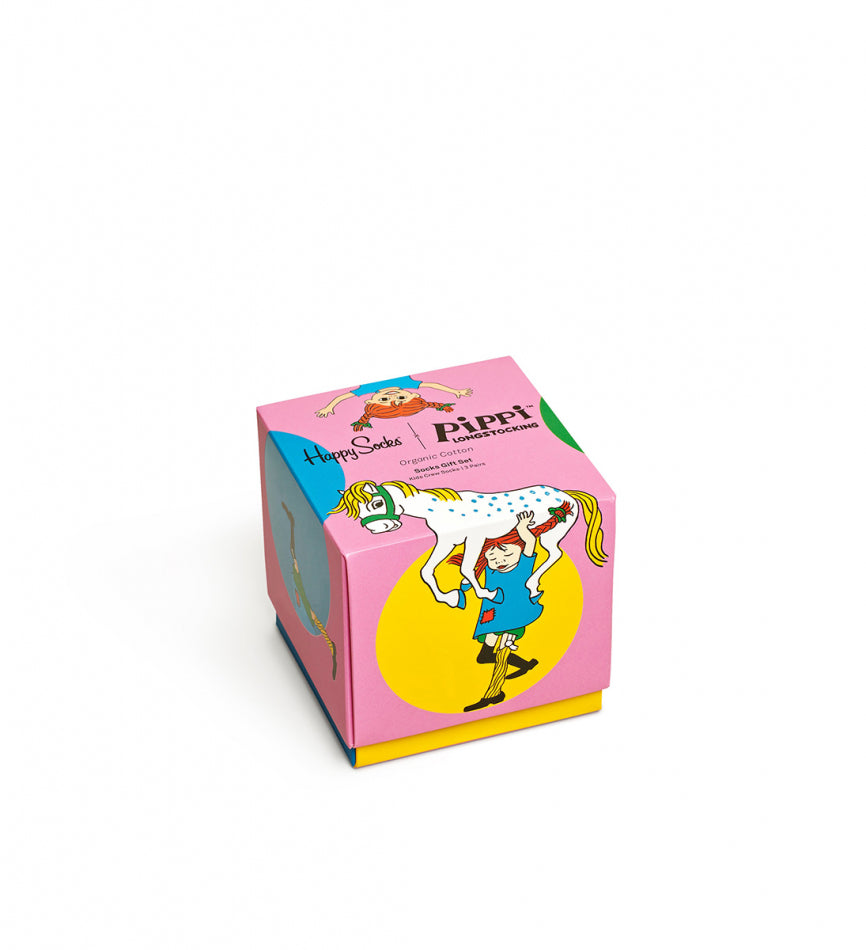 Happy Socks Kids 3-Pack Pippi Langstrumpf