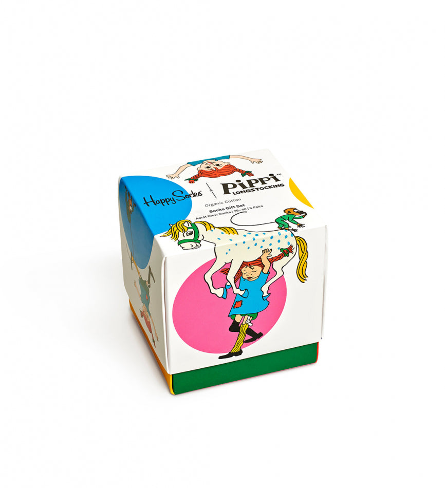 Happy Socks 3-Pack Pippi Langstrumpf