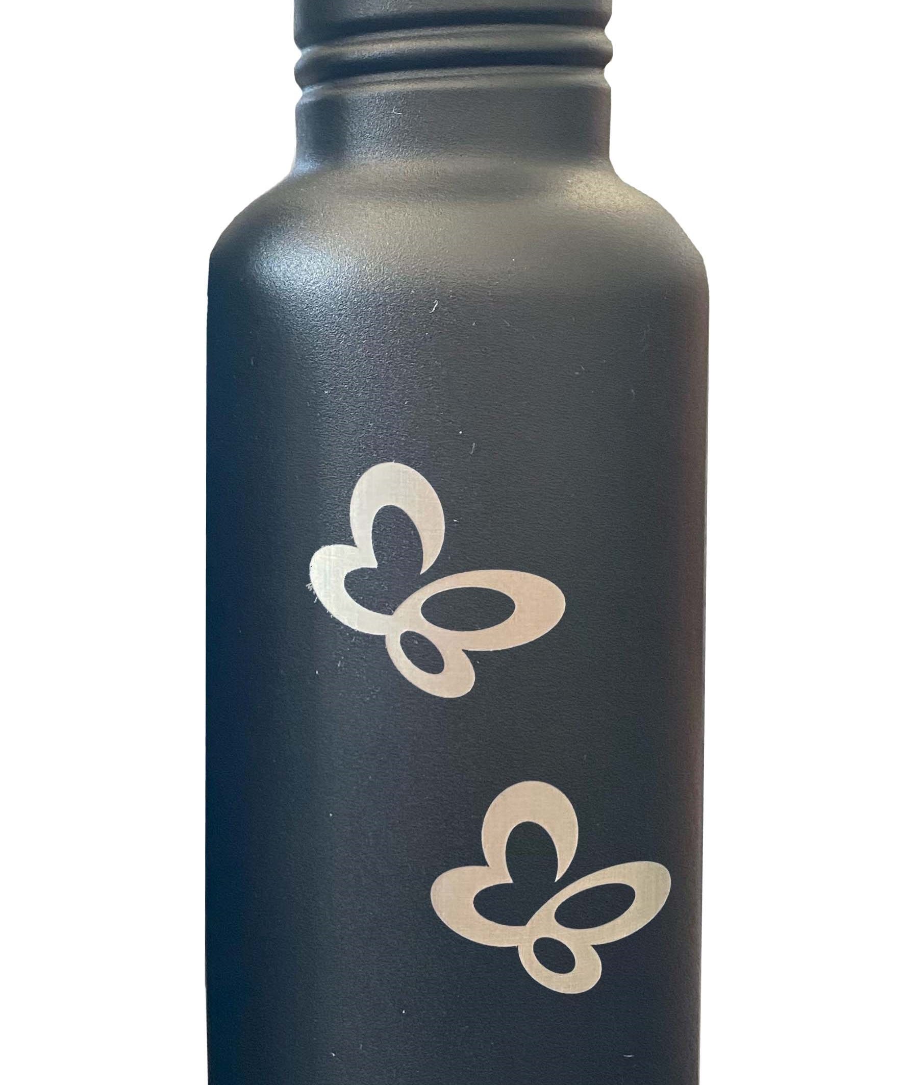 Klean Kanteen Edelstahl Trinkflasche Classic 800 ml-Sport Cap-Debra Schmetterlingskinder BK