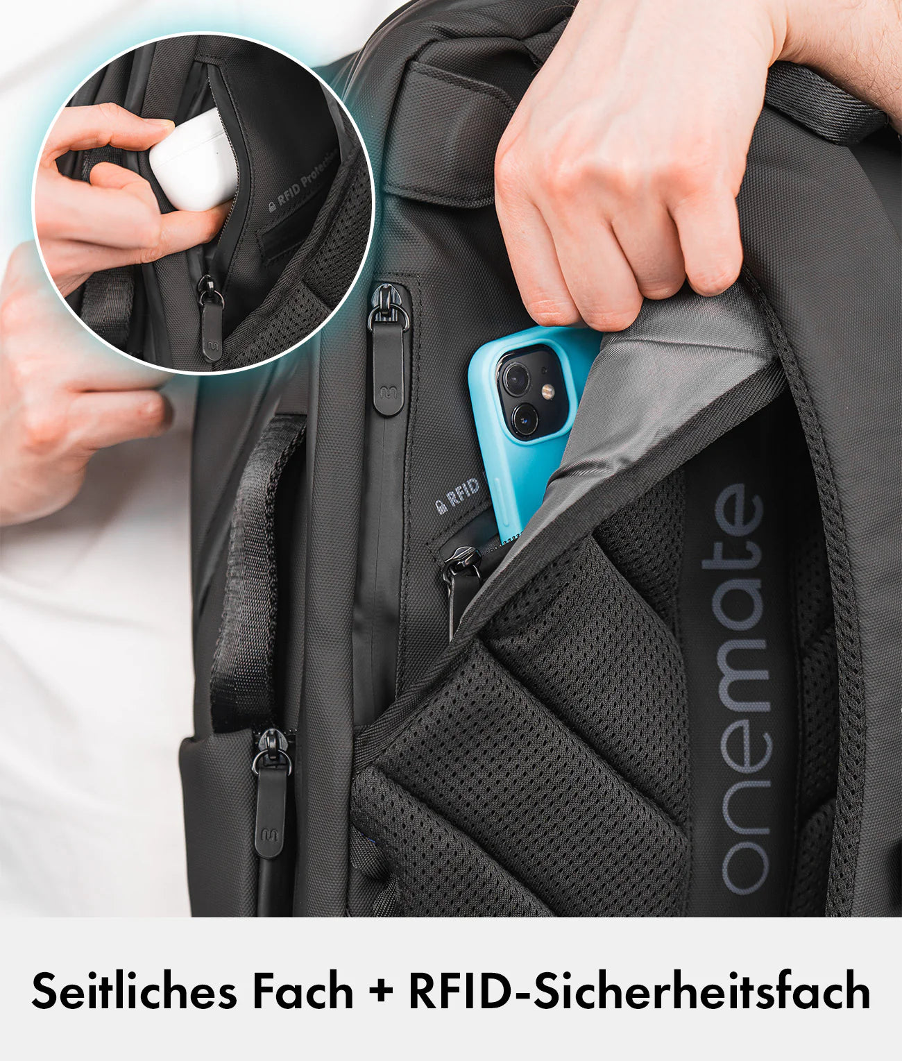 Onemate Rucksack Backpack Pro 2 schwarz