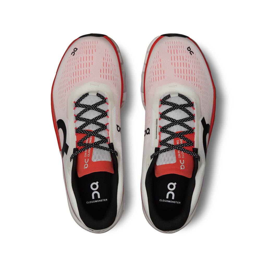 On Cloudmonster 2 undyed-flame