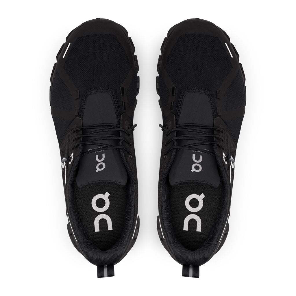 On Cloud 5 waterproof wmn all black