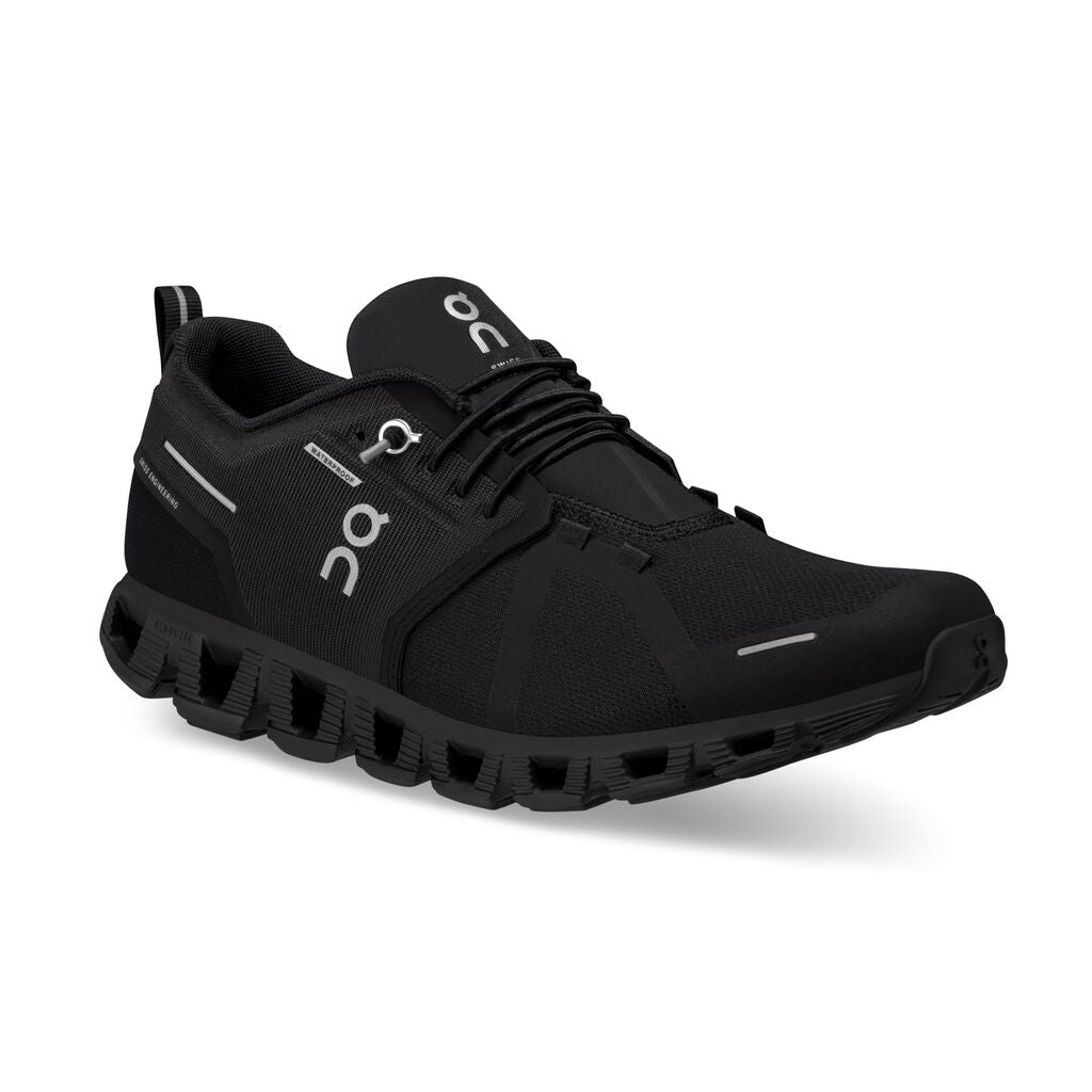 On Cloud 5 waterproof wmn all black