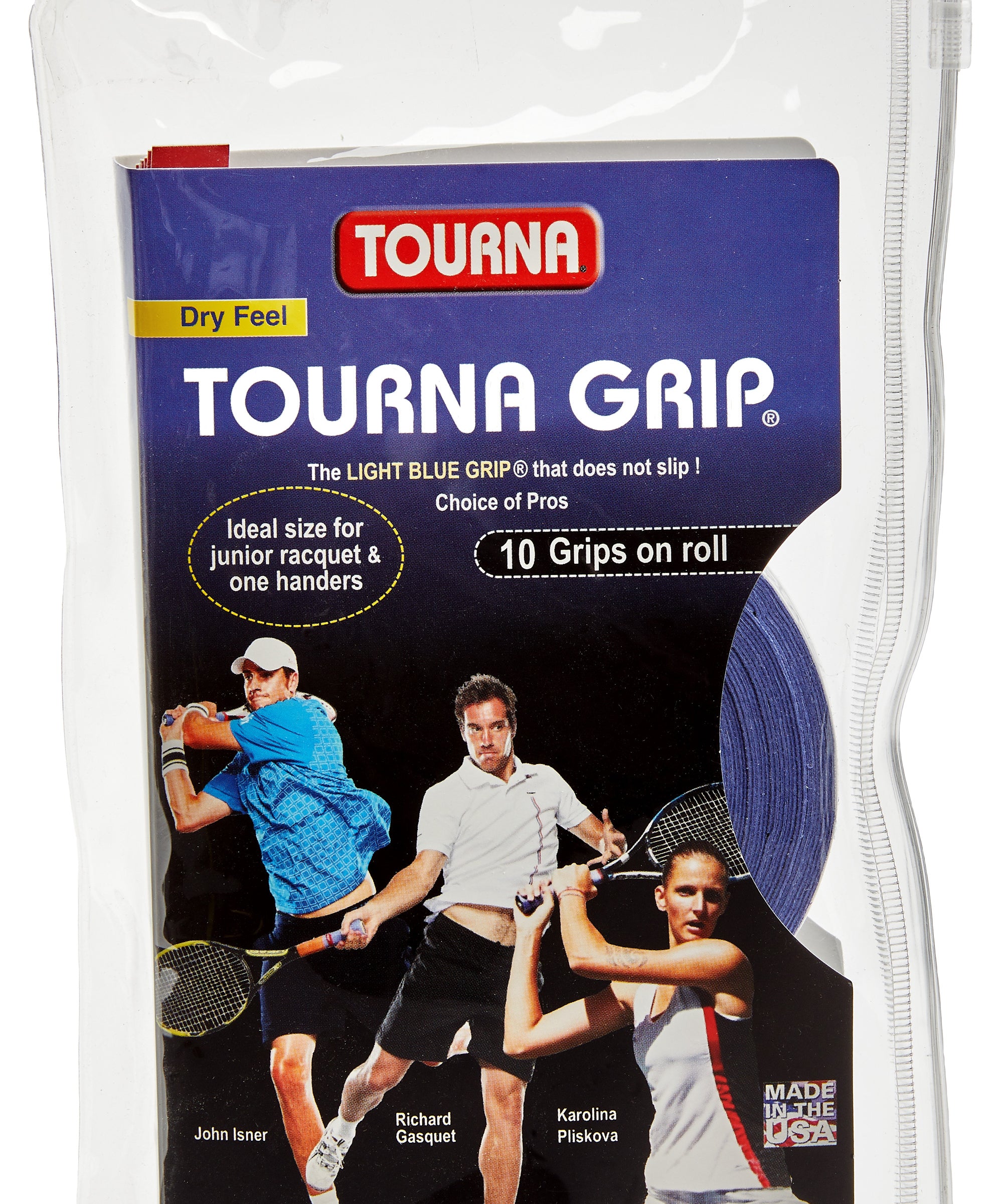 Tourna Grip Standard blau - 10 Grips on roll