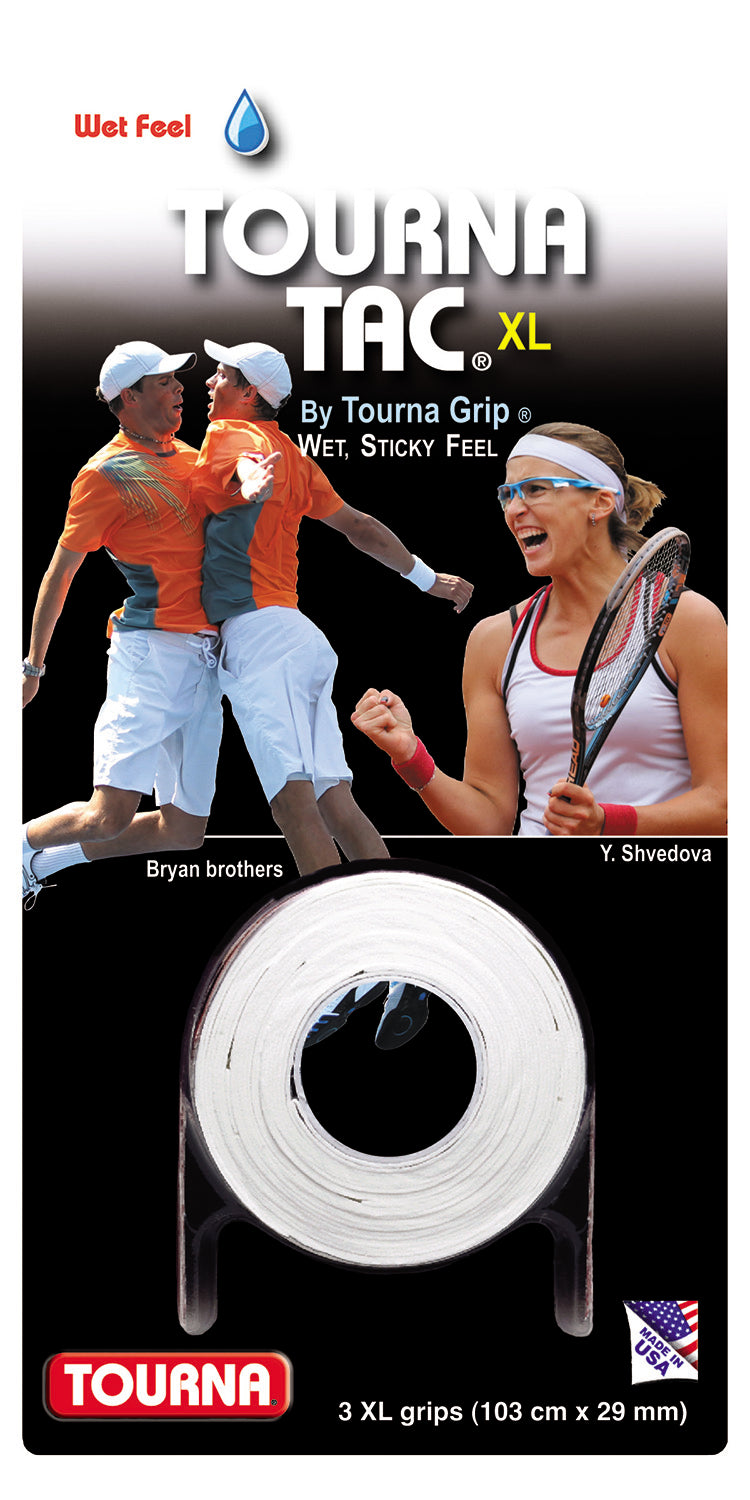 Tourna Tac XL weiß - 3 Grips on roll (wet feel)