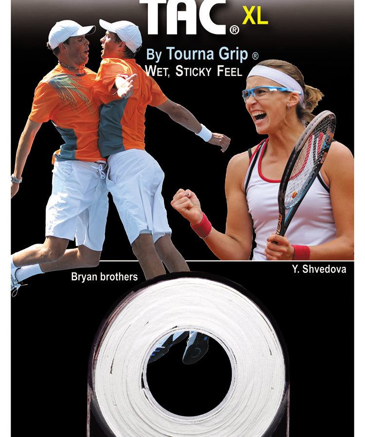 Tourna Tac XL weiß - 3 Grips on roll (wet feel)