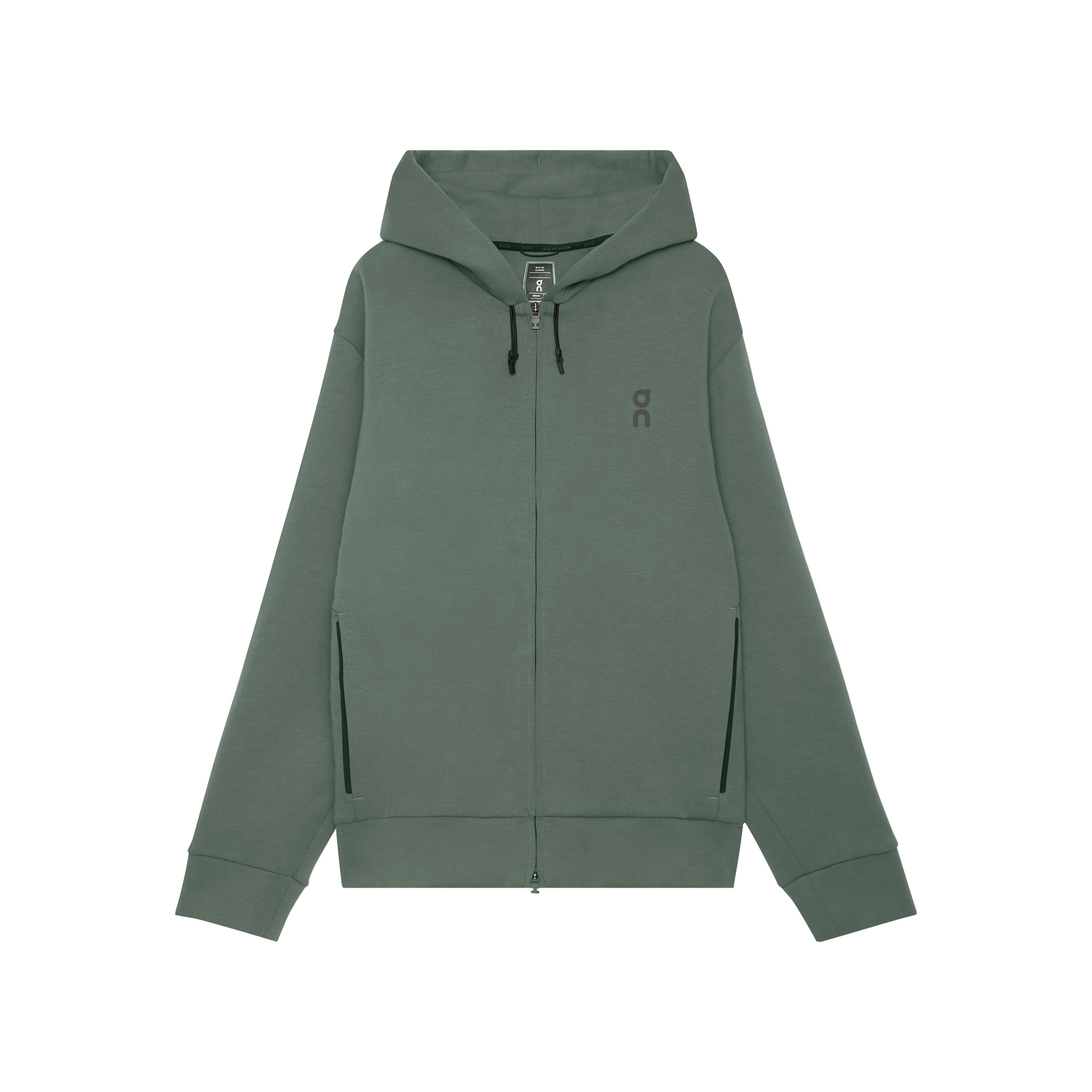 On Focus Tech Zip Hoodie olive
