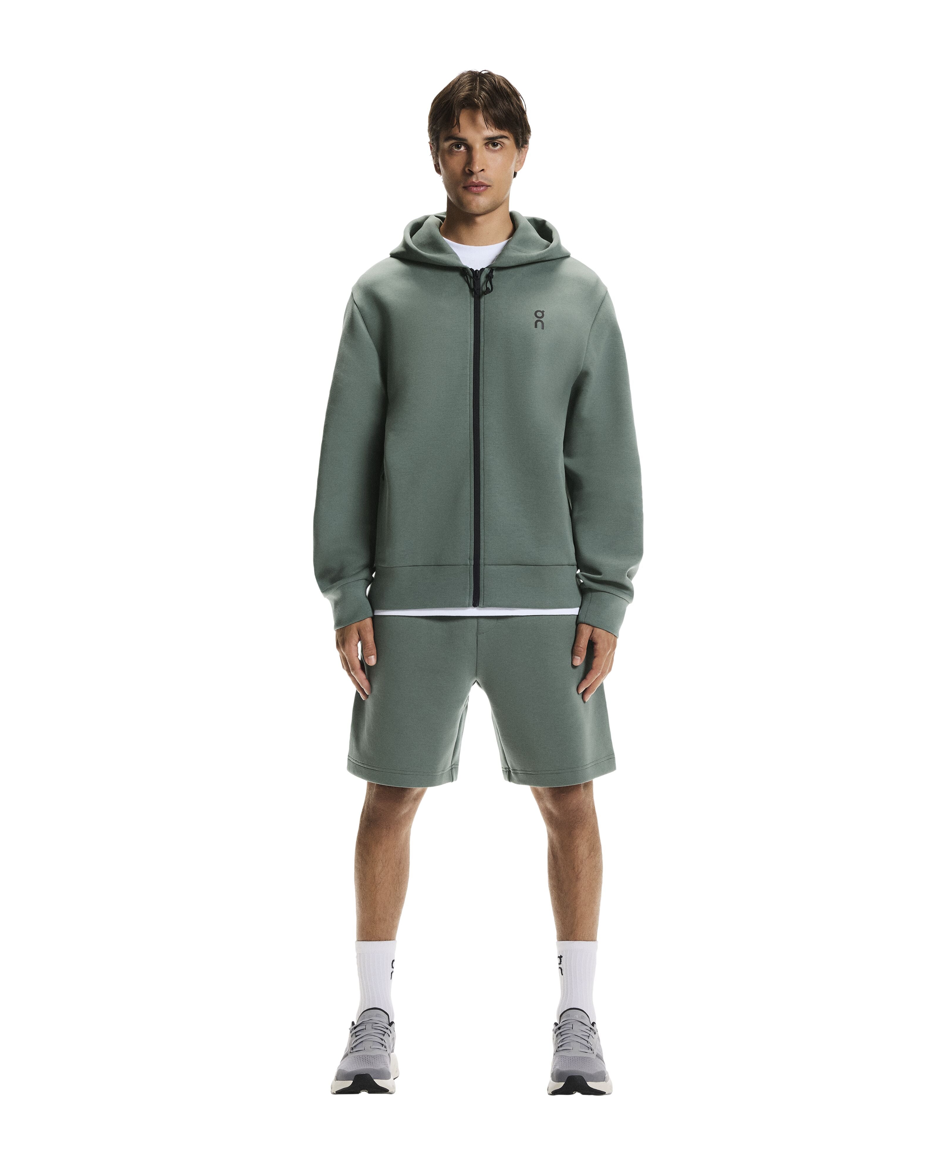 On Focus Tech Zip Hoodie olive
