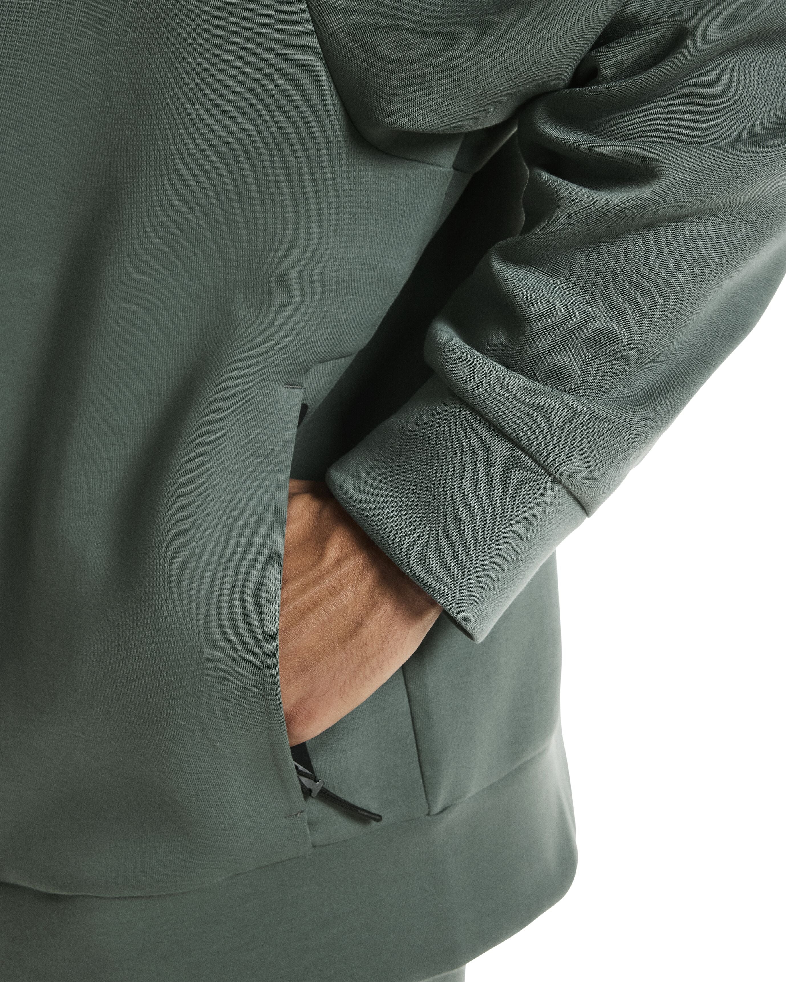 On Focus Tech Zip Hoodie olive