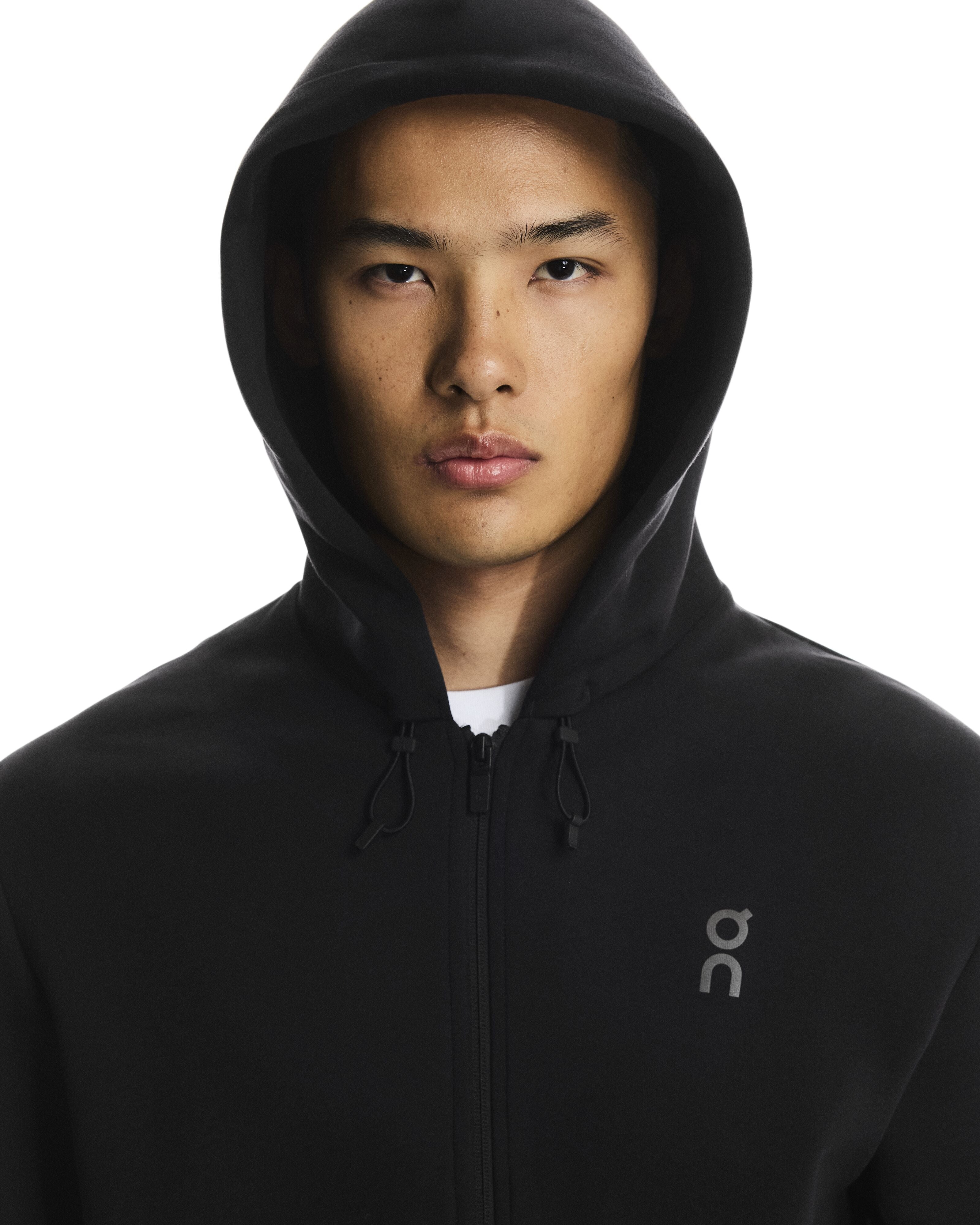 On Focus Tech Zip Hoodie black