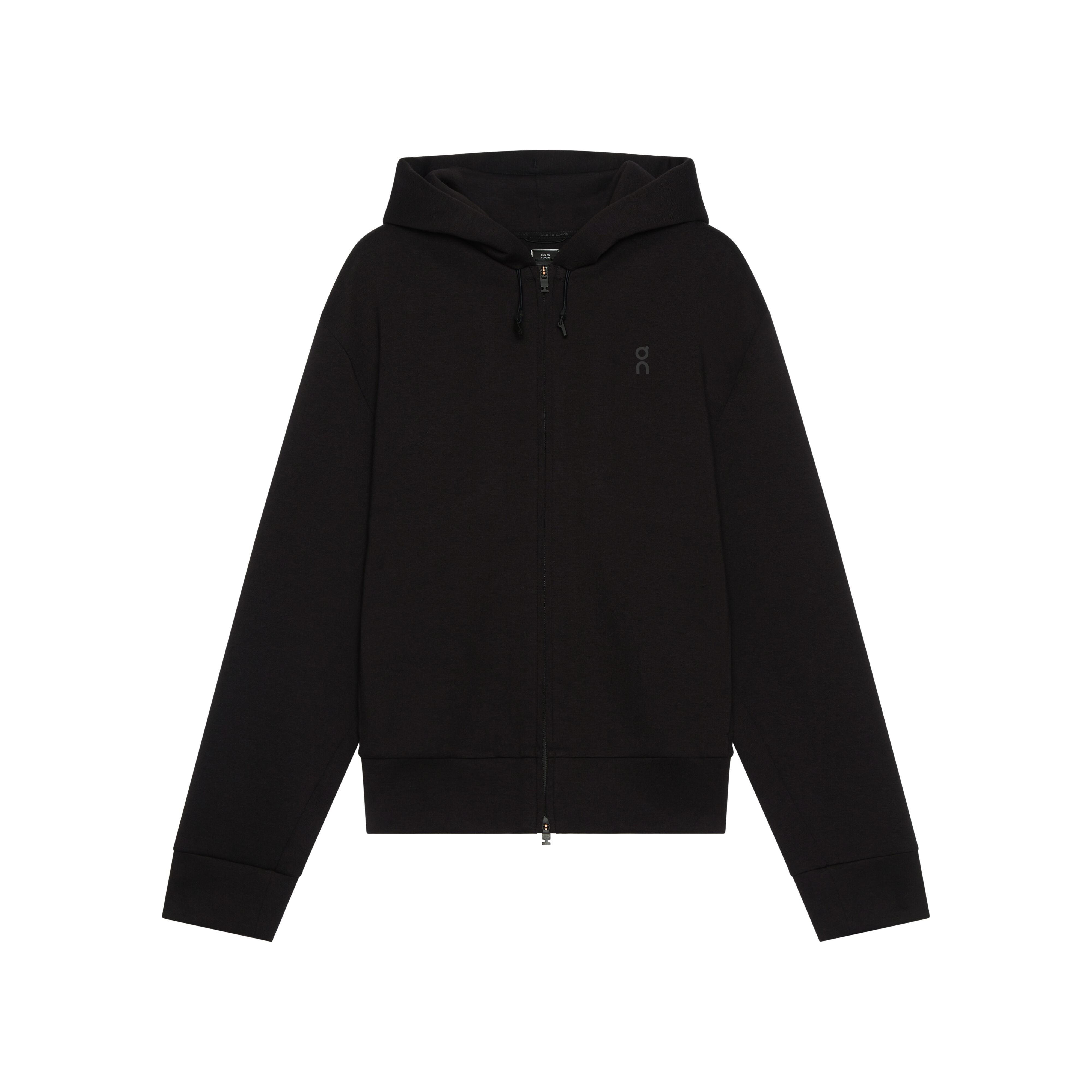 On Focus Tech Zip Hoodie wmn black