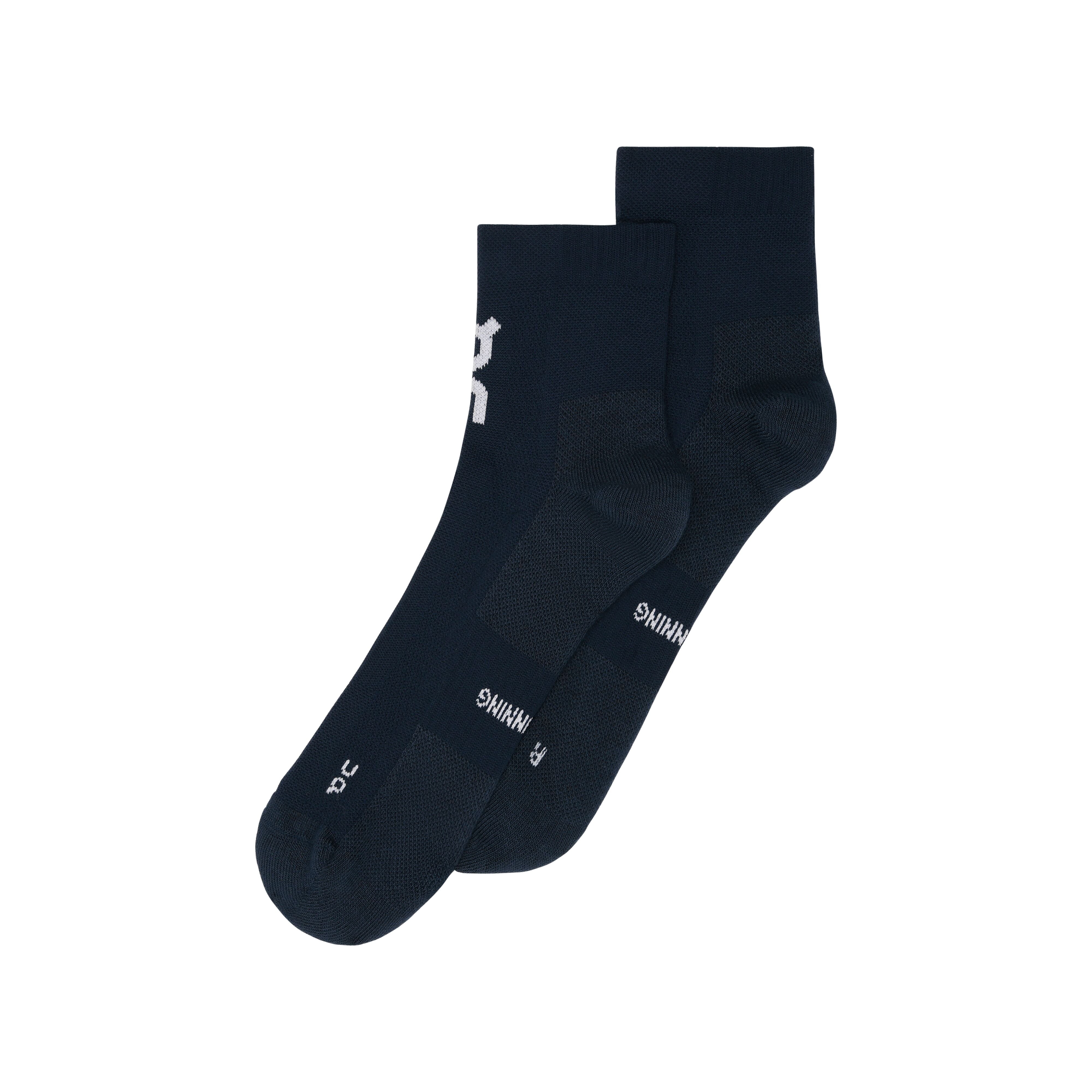 On Core Run Sock Mid 2P Unisex black