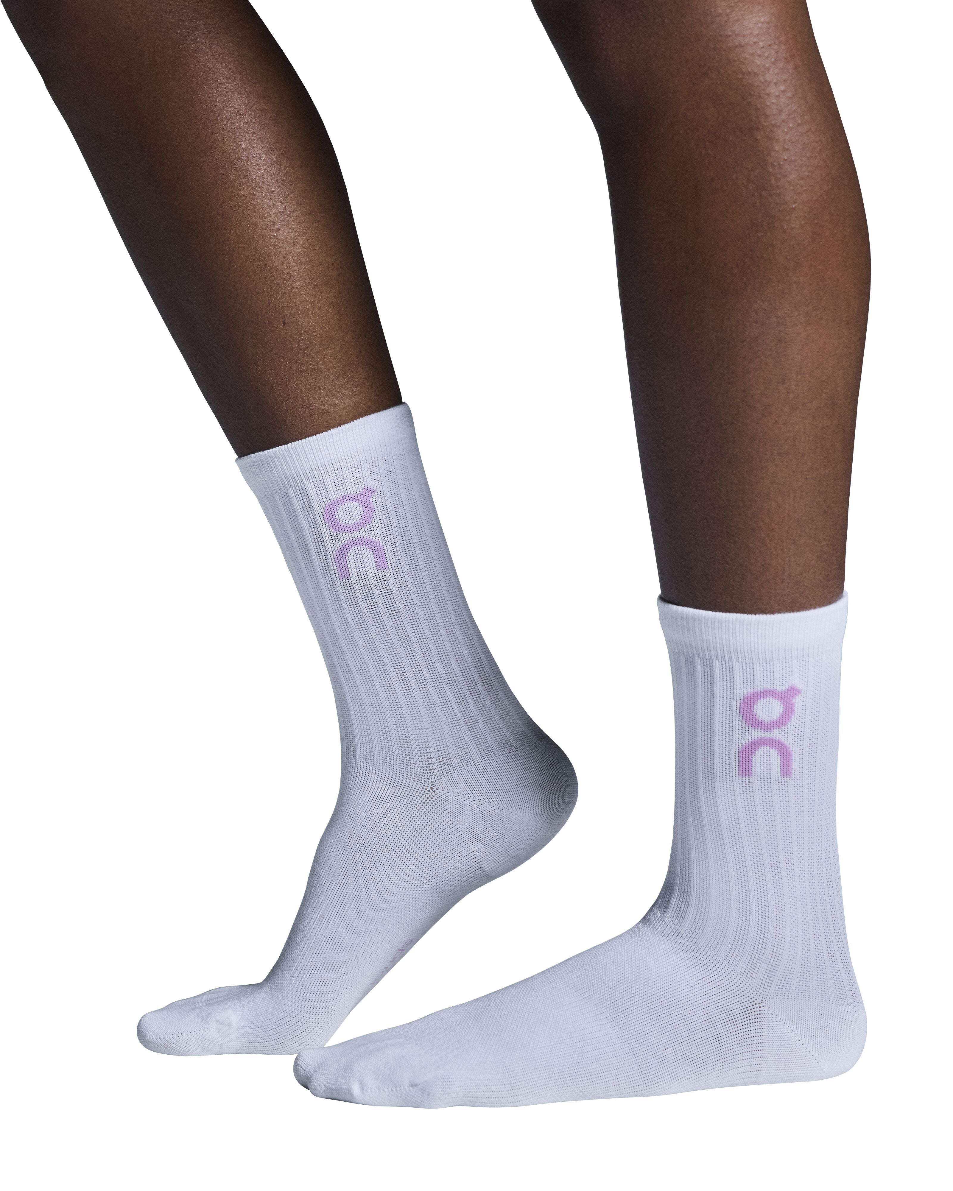 On Performance Logo Sock High 3P Unisex - mauve raspberry