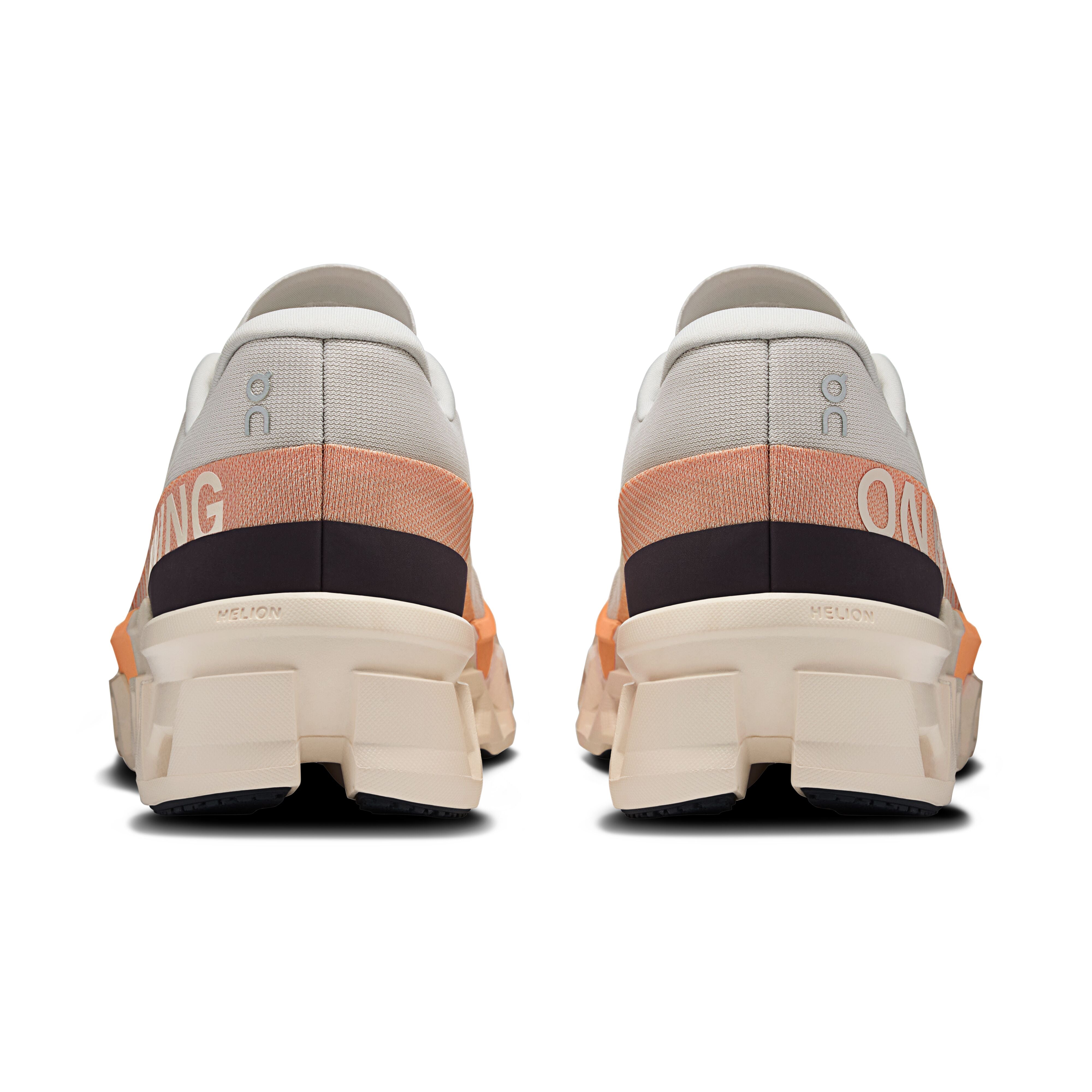 On Cloudmonster 2 glacier tangerine