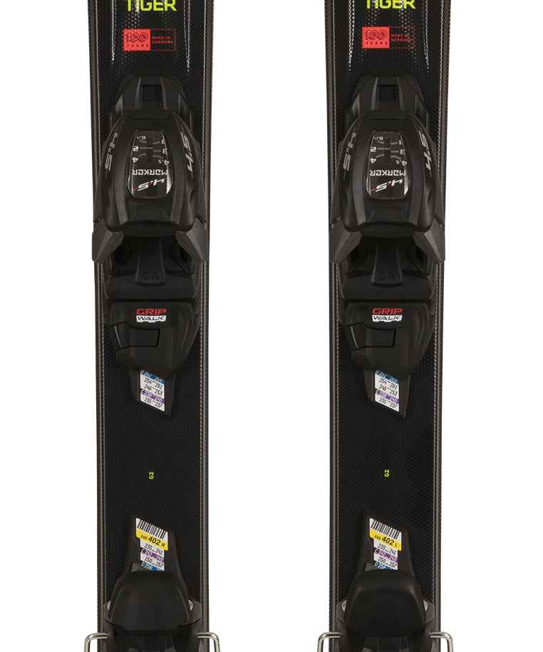 Völkl Racetiger JR yellow + 7.0 VMotion JR 23/24