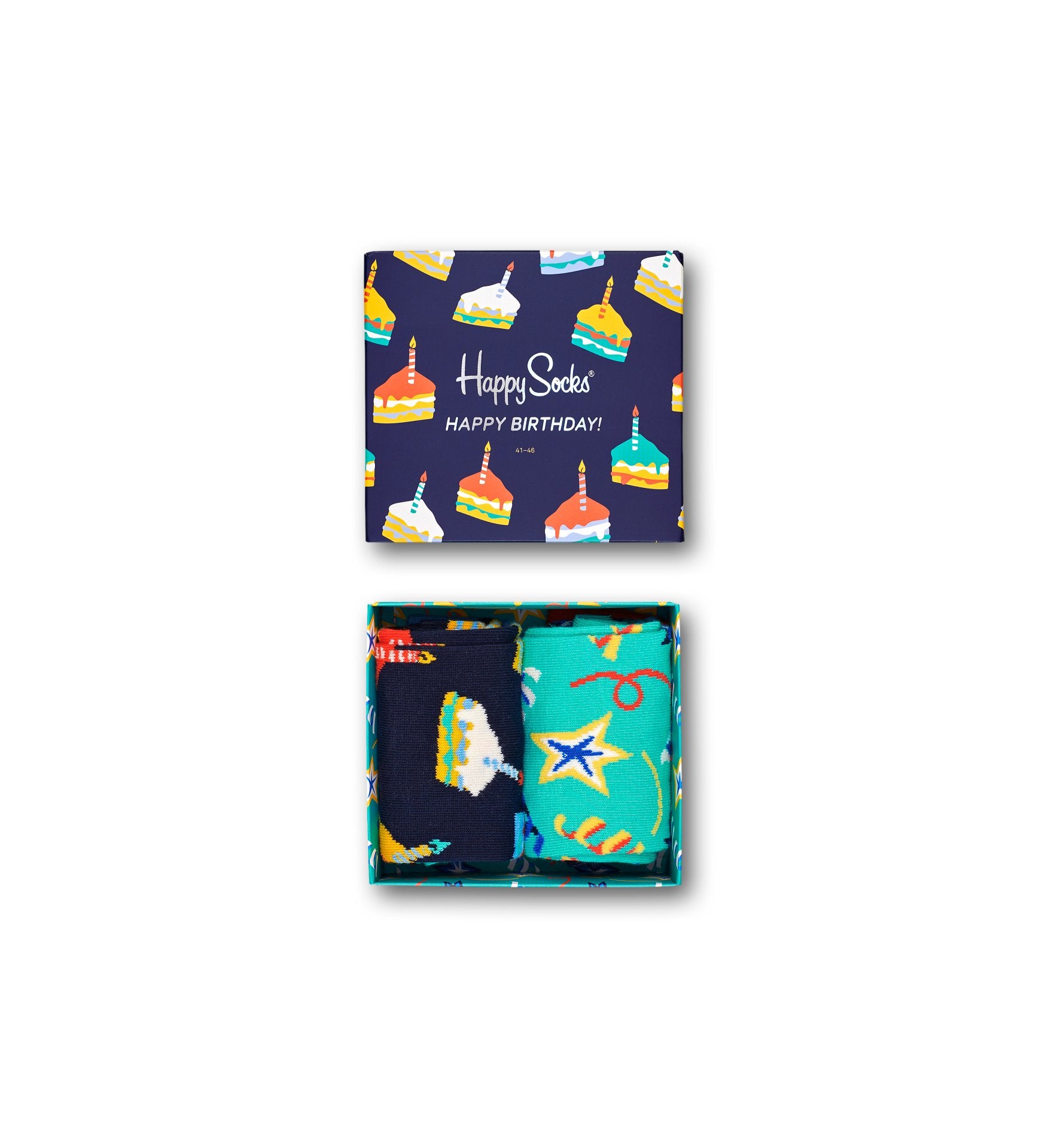 Happy Socks 2-Pack Birthday Cake Box