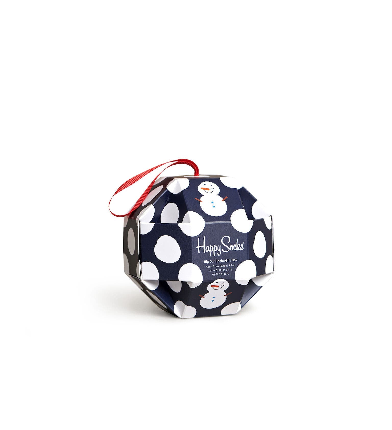 Happy Socks 1-Pack Big Dot Snowman Gift Box
